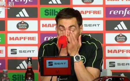 حكم الكلاسيكو يتعرض لهجوم عنيف من قناة ريال مدريد ويبكي ردًا على ذلك