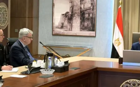 رئيس الوزراء يناقش مع سفير ألمانيا في القاهرة القضايا ذات الاهتمام المشترك