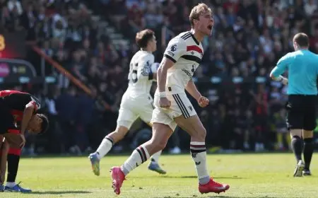 هدف قاتل.. هويلوند ينقذ مانشستر يونايتد من الهزيمة أمام بورنموث