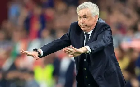 أنشيلوتي يُبلغ لاعبي ريال مدريد بنية رحيله لتولي تدريب منتخب البرازيل