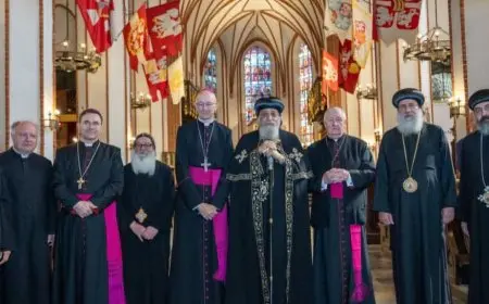 البابا تواضروس الثاني يلتقي برئيس أساقفة وارسو ويشيد بعلاقاتنا الجيدة مع جميع مؤسسات الدولة