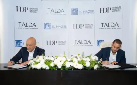 باستثمار 2.5 مليار جنيه.. HDP تعلن بدء أعمال بناء مشروع Talda في مستقبل سيتي بالقاهرة الجديدة