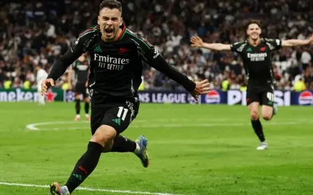 التشكيلة المحتملة لأرسنال في مواجهة باريس سان جيرمان.. مع 8 غيابات متوقعة