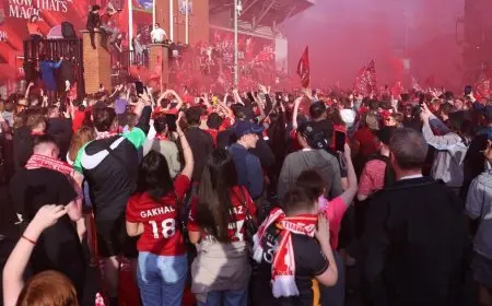 ليفربول يكشف عن تصميم “حائط الأبطال” الجديد بعد فوزه بالدوري الإنجليزي