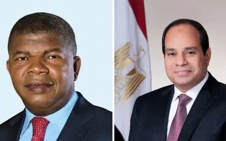 بيان مشترك بين مصر وأنغولا يؤكد على تعزيز التعاون الثنائي وتنسيق المواقف في القضايا الإقليمية والدولية