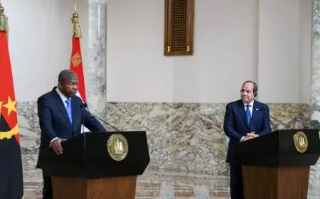 رئيس أنغولا: مصر تملك قدرات هائلة في مجال التصنيع الدفاعي ونسعى لتعزيز التعاون معها