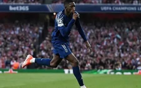 سان جيرمان يفاجئ أرسنال ويحقق الأفضلية في دوري أبطال أوروبا