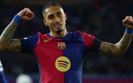 رافينيا يقترب من كسر رقم رونالدو القياسي في دوري أبطال أوروبا