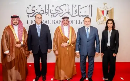 محافظ البنك المركزي المصري يجتمع بالأمين العام للمجلس التنسيقي المصري السعودي لبحث سبل التعاون المشترك