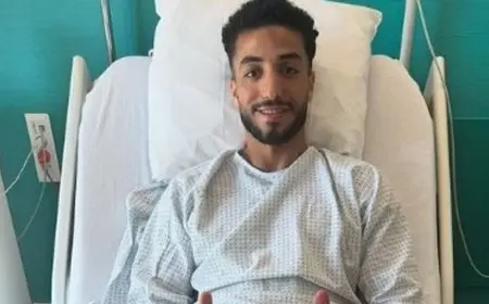 عبد المنعم المصري، لاعب نيس، يخضع لعملية جراحية في الرباط الصليبي
