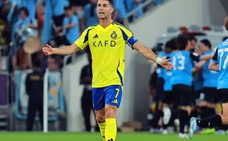 ماذا قال رونالدو بعد خروج النصر المفاجئ من دوري أبطال آسيا؟