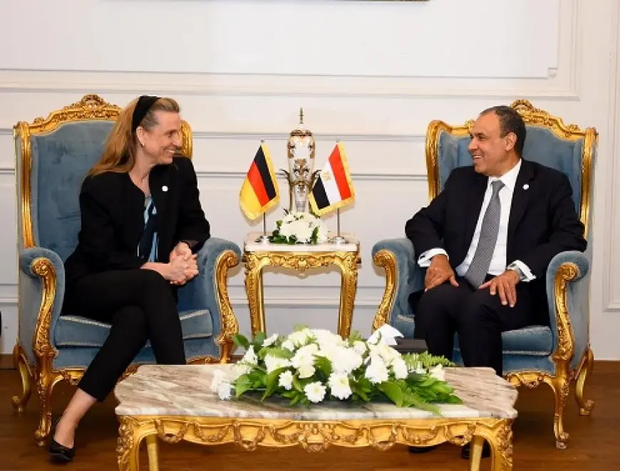 وزير الخارجية يستقبل وزيرة الدولة الألمانية للشؤون الخارجية خلال المؤتمر الوزاري لعملية الخرطوم