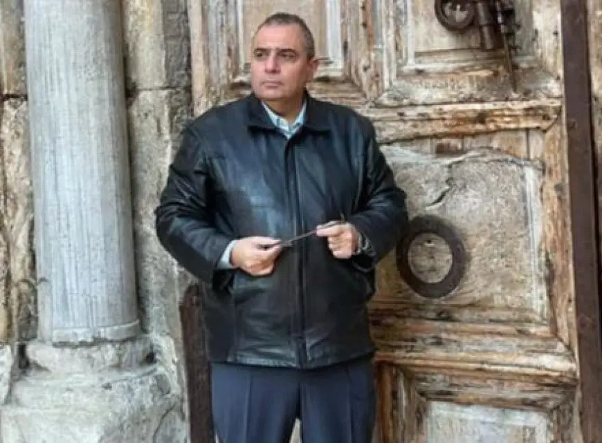 أديب جودة الحسينى، حامل مفتاح كنيسة القيامة: غياب الحجاج عن بيت المقدس بسبب العدوان على غزة