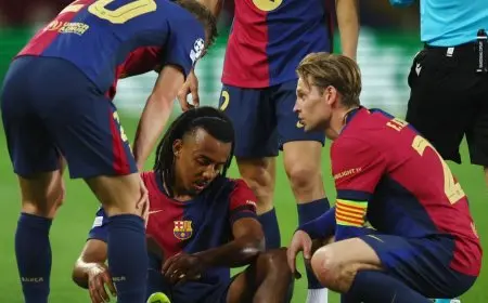 إصابة تمنع برشلونة من مشاركة كوندي أمام إنتر ميلان وريال مدريد