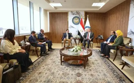 وزير البترول يلتقي بشركة شارد كابيتال لمتابعة آخر مستجدات العمل في مجمع البحر المتوسط للبتروكيماويات