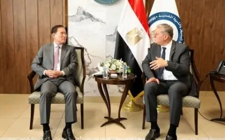 وزير البترول يستعرض مع مسؤول كوري فرص الاستثمار في القطاع