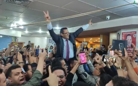 خالد البلشي يفوز رسميًا بمقعد نقيب الصحفيين لولاية جديدة وأنصاره يحتفلون بالزغاريد