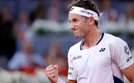 رغم الإصابة.. رود يصل نهائي بطولة مدريد للتنس برقم قياسي مميز