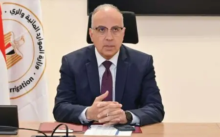 وزير الري يتفقد حالة المزارع التجريبية الخمس في مشروع إدارة الموارد المائية الذكية