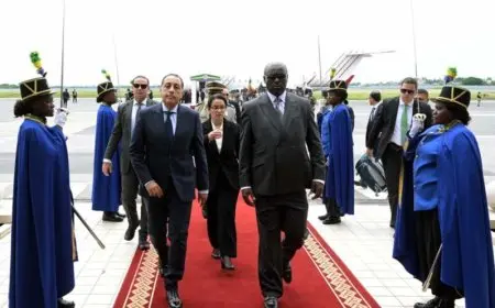 مدبولي يحضر مراسم تنصيب الرئيس الجابوني بريس نجيما