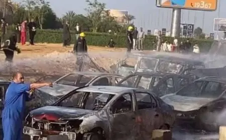 استدعاء الحكومة للإجابة عن انفجار خط الغاز عند مدخل مدينة أكتوبر