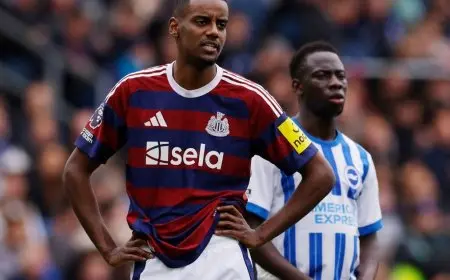 ألكسندر إيزاك يُنقذ نيوكاسل من هزيمة مفاجئة أمام برايتون