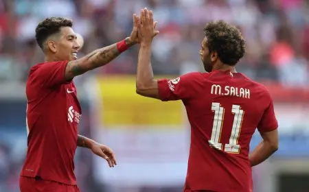 فيرمينيو يكشف عن مشاعره تجاه محمد صلاح بعد تتويجهم بلقب أبطال آسيا