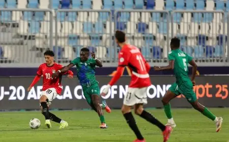 مفاجأة في مواجهة مصر وزامبيا: تعادل ساخن يثير الجدل في أمم إفريقيا للشباب