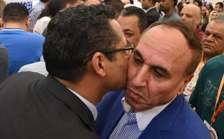 عبد المحسن سلامة يبارك لـ”البلشي” ويثني على انتصاره في انتخابات الصحفيين.. والنقيب يتحدث عن تنافس شريف!