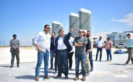 مفاجأة مذهلة: جولة مسؤولي الإسكان في كومبوند مزارين والشواطئ بالعلمين الجديدة!