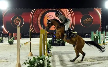 فعاليات حماسية تشهدها بطولة العالم العسكرية للفروسية في العاصمة الإدارية الجديدة!