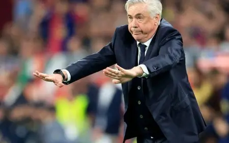 أنشيلوتي يغادر ريال مدريد والإعلان بعد الكلاسيكو