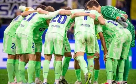 إيريك غارسيا وأولمو يعيدان البهجة لبرشلونة أمام إنتر