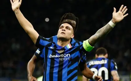 لاوتارو مارتينيز يسجل اسمه في تاريخ إنتر بتعادل رقم كريسبو القياسي