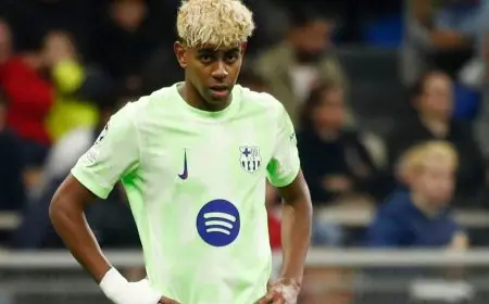 بالأرقام… أداء لامين يامال نجم برشلونة أمام إنتر ميلان