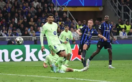 إنتر ميلان يصدم برشلونة ويبلغ نهائي دوري أبطال أوروبا بفوز مذهل!