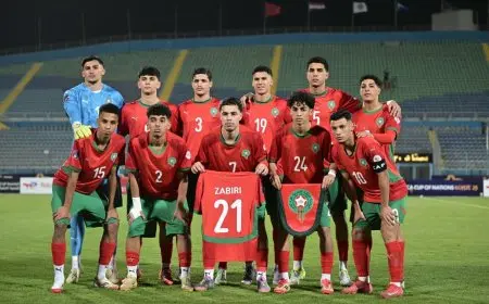 تعرف على التشكيلة الرسمية لمواجهة نارية بين المغرب وتونس في كأس أمم إفريقيا تحت 20 سنة!