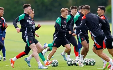 بارتي يعود إلى تشكيل أرسنال أمام باريس سان جيرمان.. وميرينو يقود الهجوم