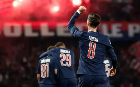 قذيفة فابيان رويز تصدم أرسنال وتمنح التفوق لباريس سان جيرمان