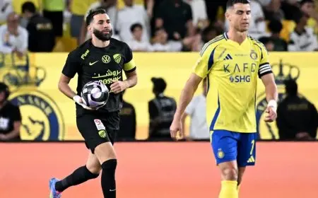 الاتحاد يحقق ريمونتادا مثيرة ضد النصر ويقترب من الفوز بلقب دوري روشن