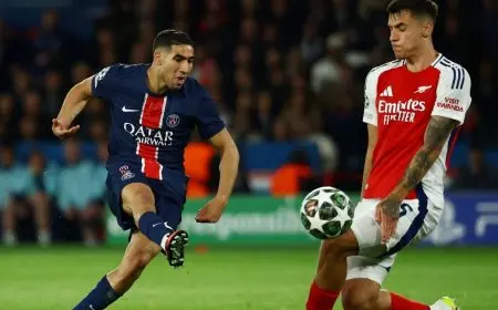 أشرف حكيمي: المدافع الأكثر تسجيلاً للأهداف في دوري أبطال أوروبا