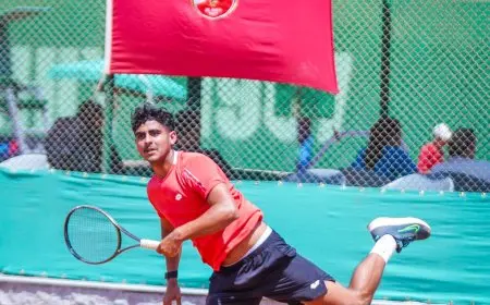 تنس الأهلي| شاهد كيف تم استكمال الدور الثاني من منافسات الزوجي ببطولة دولية!