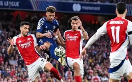 ماذا حدث في مباراة باريس سان جيرمان وآرسنال؟ اكتشف أهداف الفوز الرائعة!