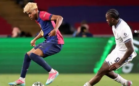 يامال يتجاوز فينيسيوس ويتصدر قائمة المراوغين في أوروبا