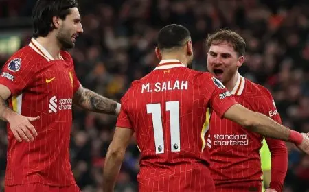 ليس صلاح.. نجم ليفربول يتوج بلقب لاعب شهر أبريل في الدوري الإنجليزي