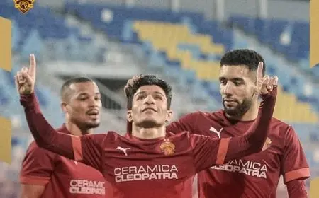 صورة مذهلة: سيراميكا كليوباترا تسجل هدف التعادل ضد الزمالك!