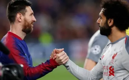 صلاح يجيب عن السؤال المحرج: هل أنت أفضل أم ميسي؟