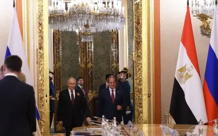 اللقاء الحاسم بين السيسي وبوتين لتعزيز السياحة الروسية في مصر