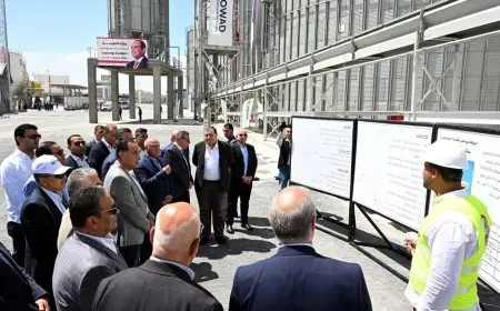 رئيس الوزراء يفتتح محطة الصب الجاف أقماح – هذا ما حدث في ميناء غرب بورسعيد!