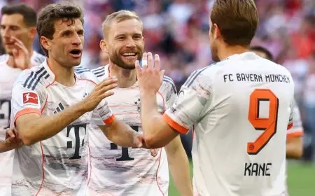 بايرن يحقق اللقب بالفوز على مونشنغلادباخ ومولر يودع الجماهير